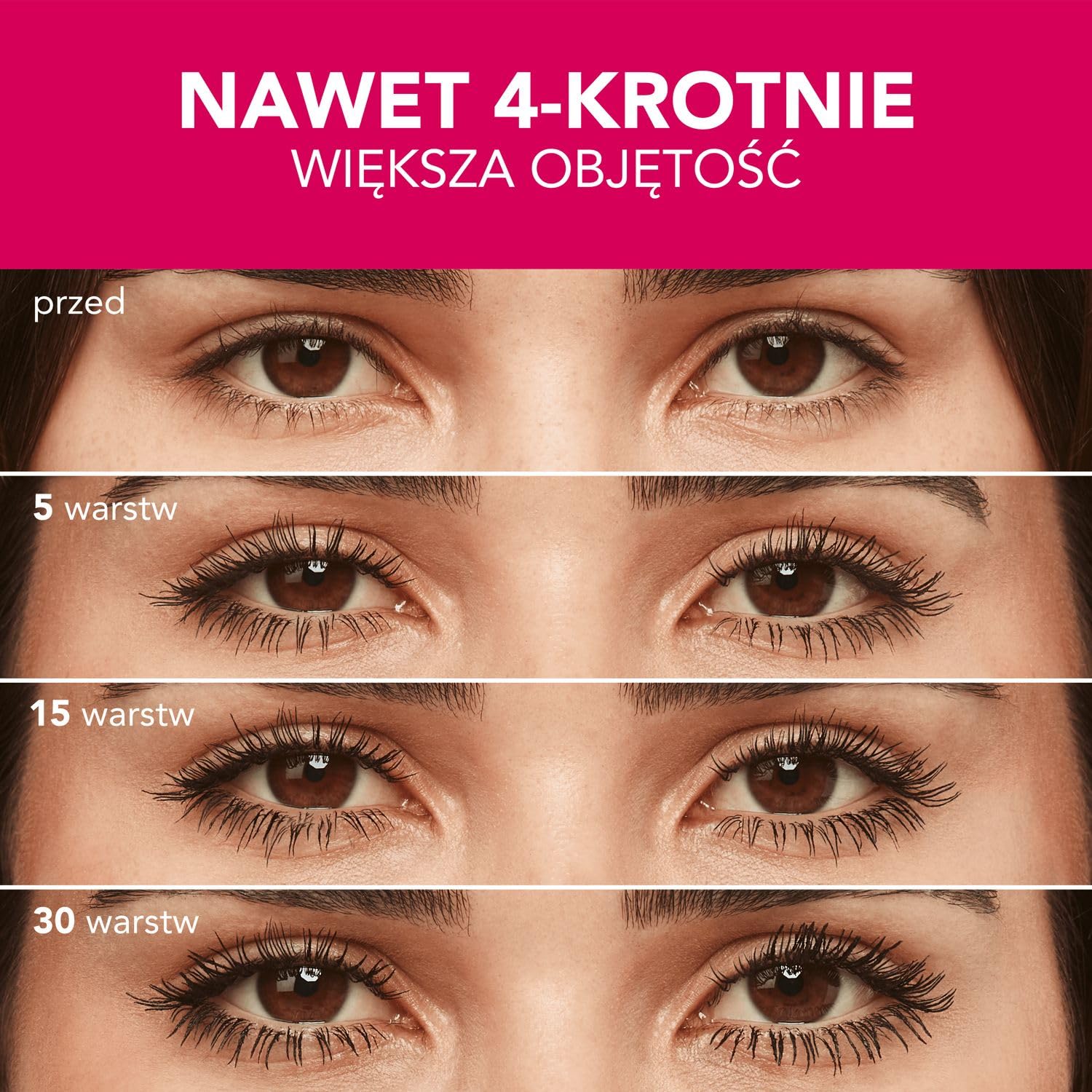 Bourjois Glamour Max Intensywność, 01 czarny, tusz do rzęs, nieograniczona objętość do budowania, maksymalna szczotka klepsydowa do budowy objętości, technologia zmywania plam, wolna od skoku, 12 ml
