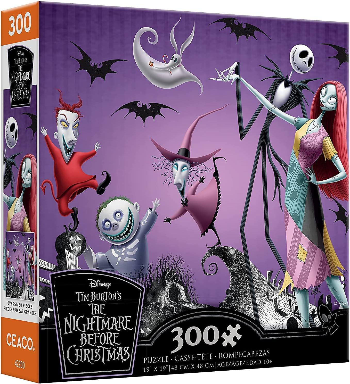Ceaco - Disney - Nightmare Before Christmas - Let's Dance - Oversized 300 Piece Jigsaw Puzzle