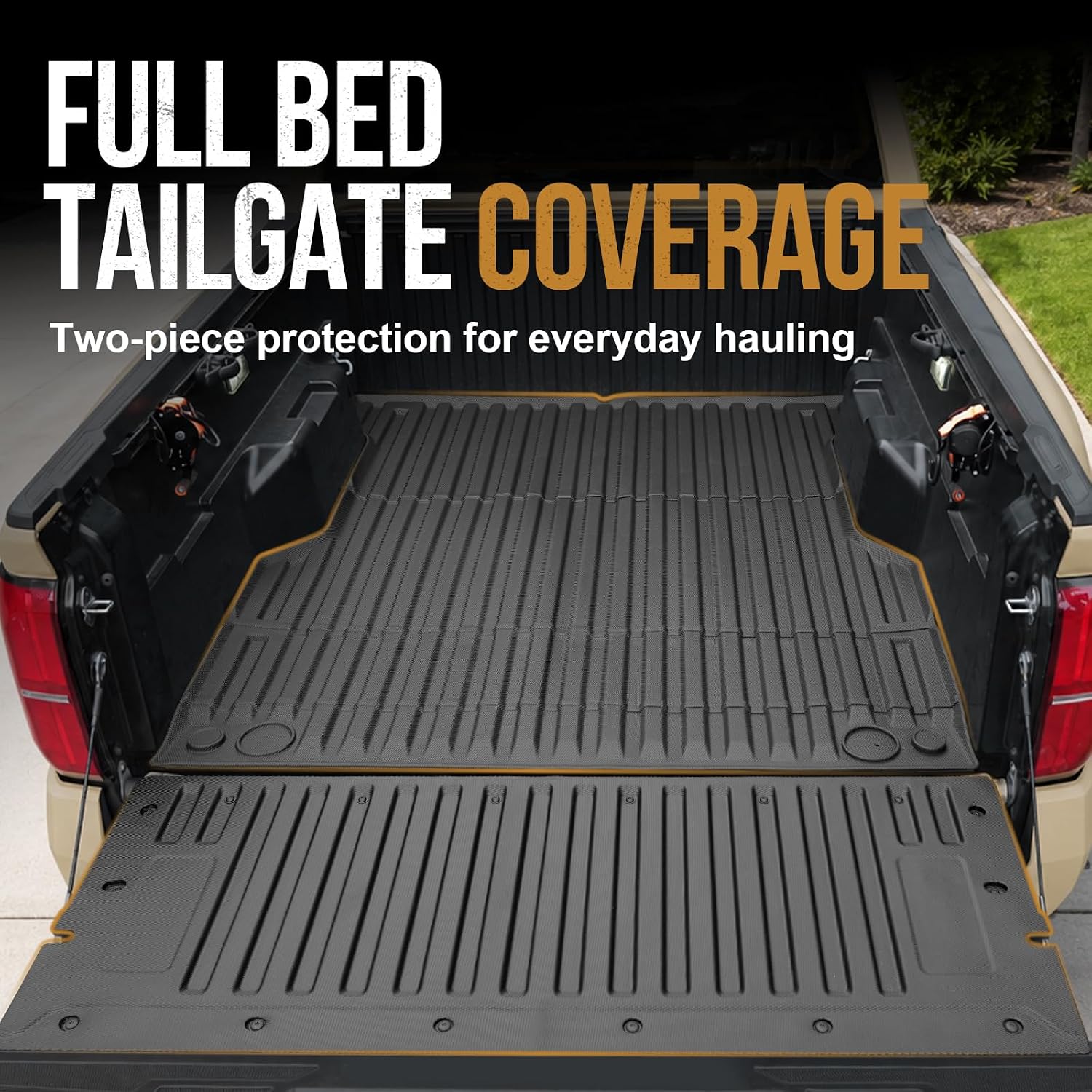 Mabett Bed Mat & Tailgate Mat Kit for 2024-2026 Toyota Tacoma (5FT)