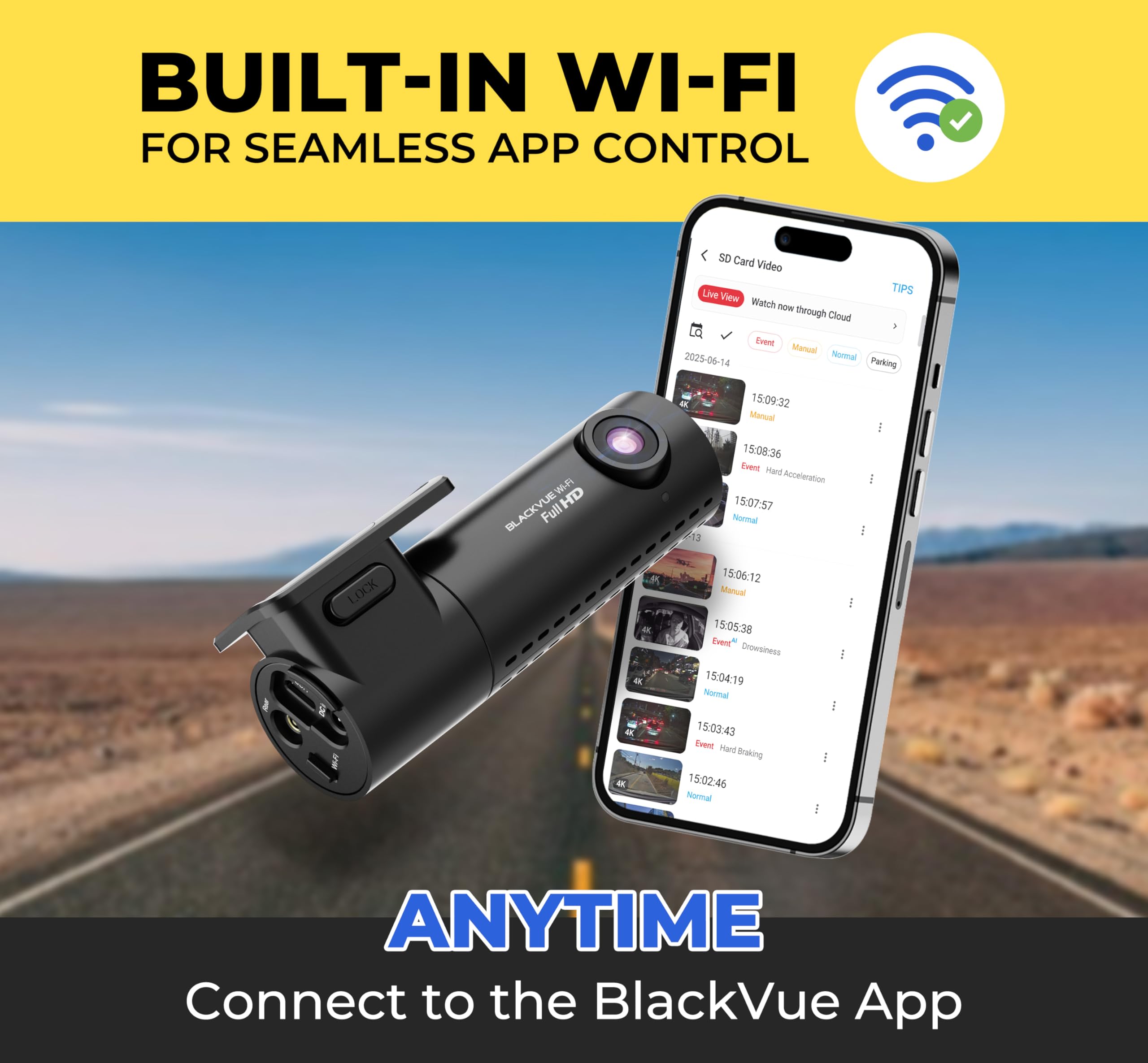 Amazon.com: BlackVue DR590X-1CH Plus with Free microSD Card