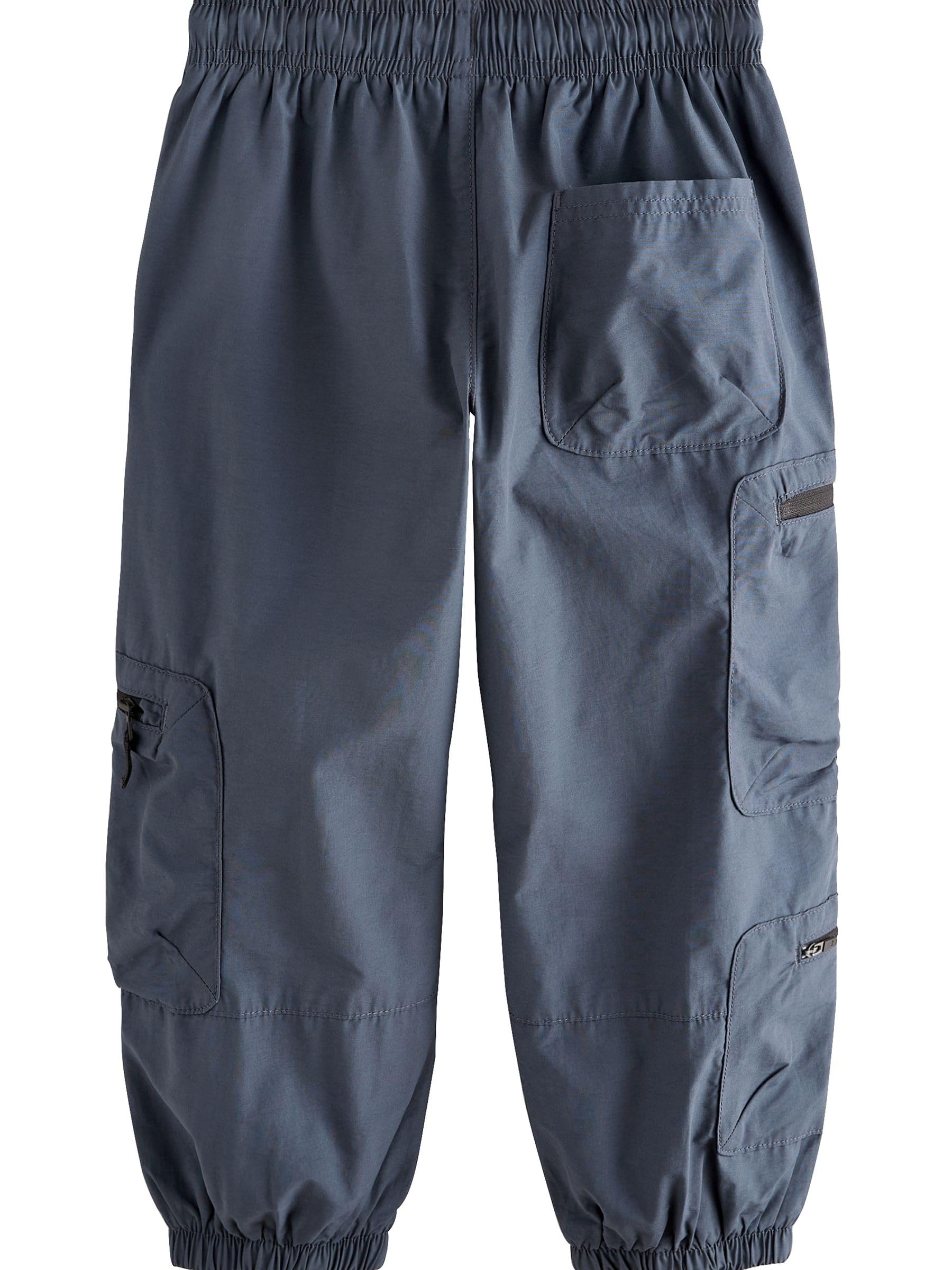 NEXT Niños Pantalones Cargo con Bolsillos con Cremallera