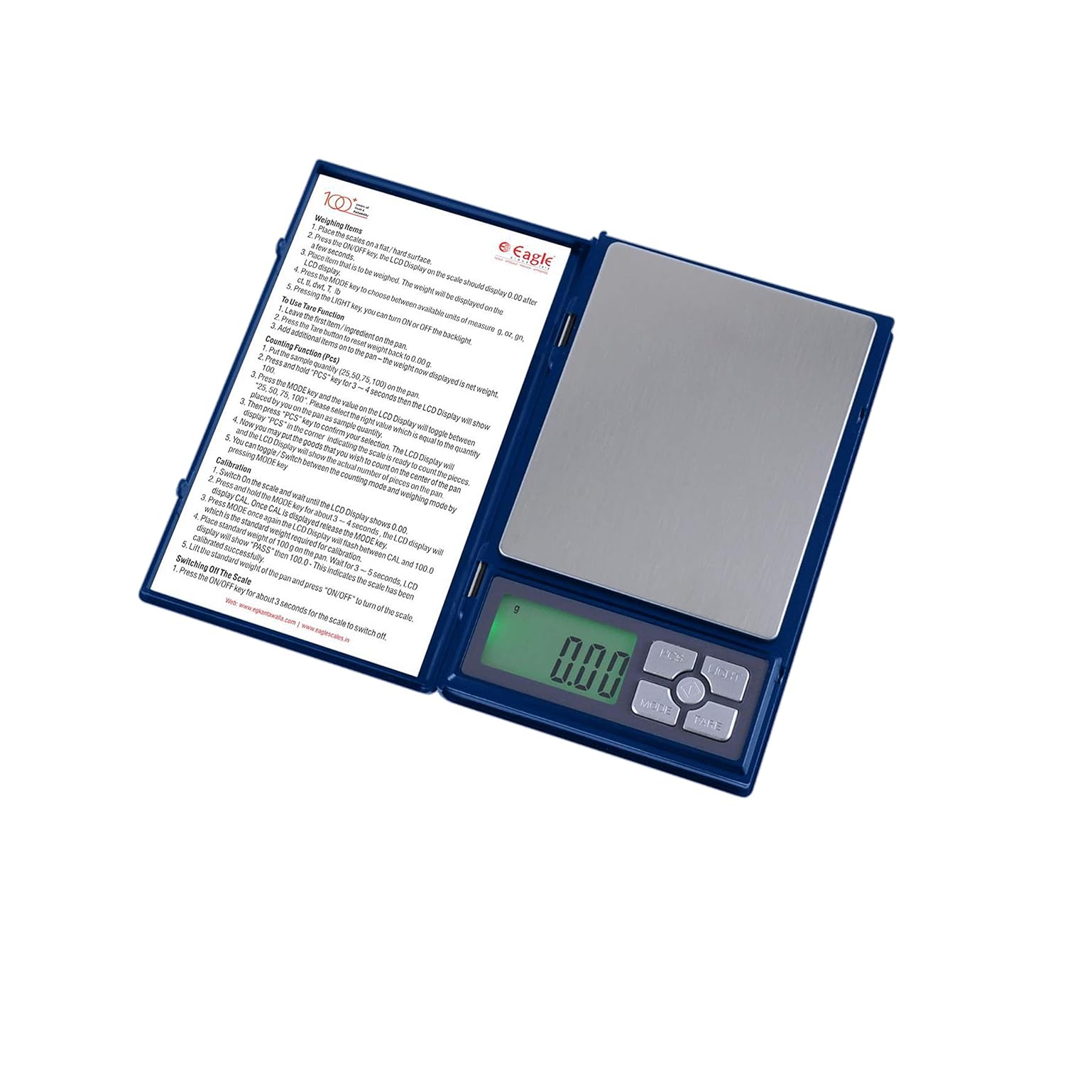 Eagle PKTNB2 Digital Pocket Weighing Scale/ Weight Machine/ Electronic Weighing Machine with