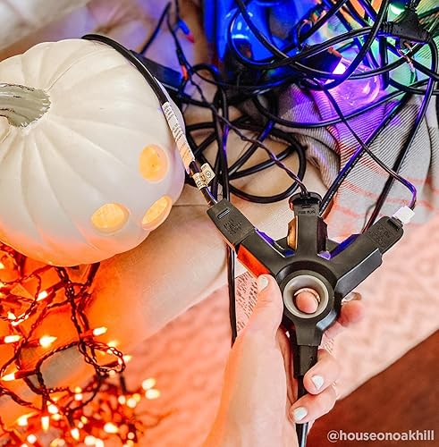 Miniatura 4 de Philips EZGrip SPC3083EZ37 - Cable de extensión para exteriores con múltiples tomas, cable de extensión resistente de 8 pies, 16 AWG, negro