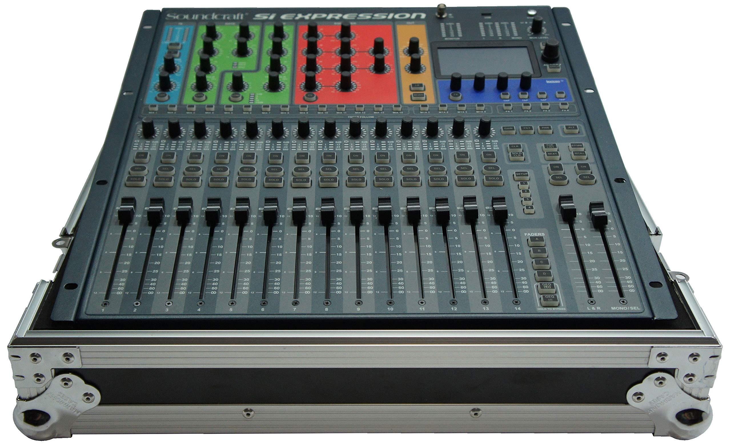 Harmony Audio HCSIEX 1 Flight Transport Road Case Compatible with Soundcraft Si Expression 1 Mixer