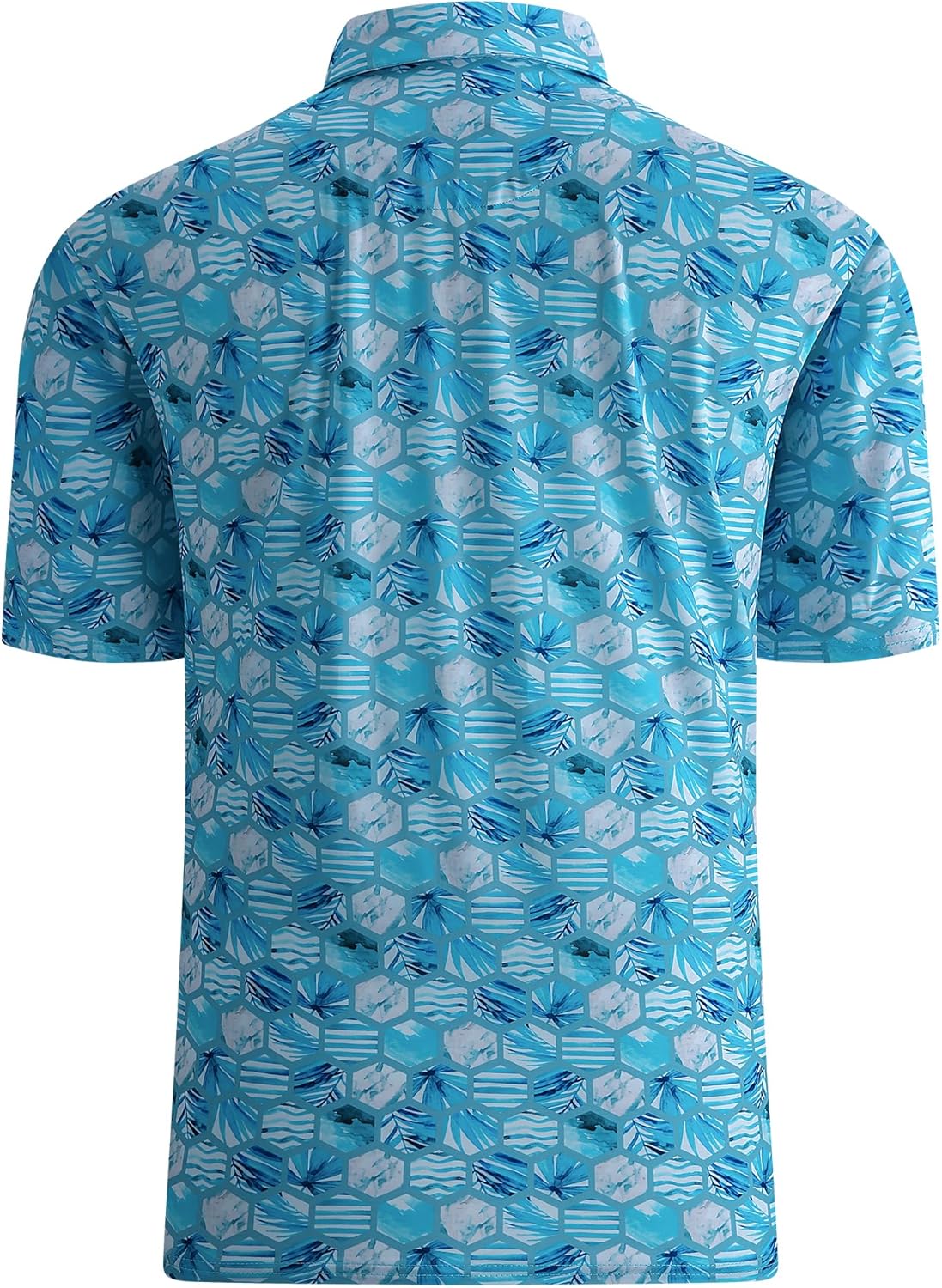 Damipow Premium Golf Shirts for Men Dry Fit Performance Polo Short Sleeve Collared Shirt - Image 2