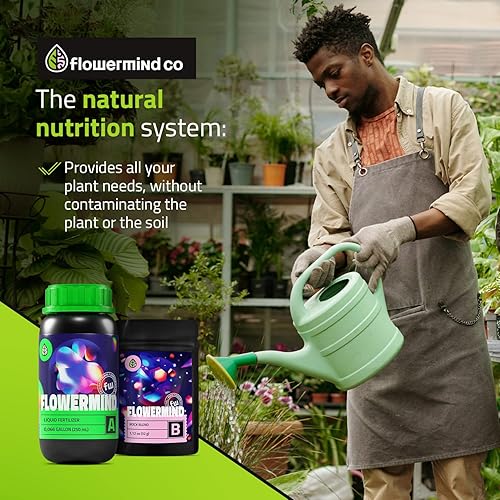 Miniatura 6 de Flowermind Co. Fertilizante orgánico  Kit de fertilizante vegetal todo en uno y mezcla de rocas para todo el ciclo de vida  Nutrientes líquidos