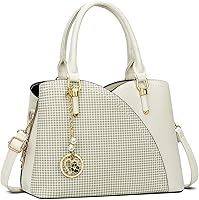 Vista 24 de KKXIU Monederos y bolsos de mano con triple compartimento para mujer, bolso de mano con asa superior 5-verde