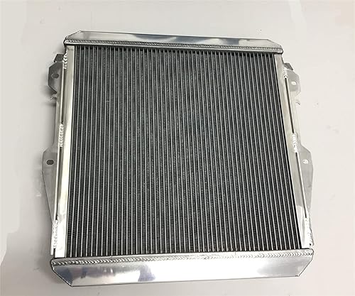 Miniatura 6 de RADIADOR DE ALUMINIO DE 2 FILAS PARA TOYOTA SURF HILUX 2.42.0 LN130 DIESEL ATMT 1988 1989 1990 1991 1992 1993 1994 1995 1996 1997 Después. Reemplazo