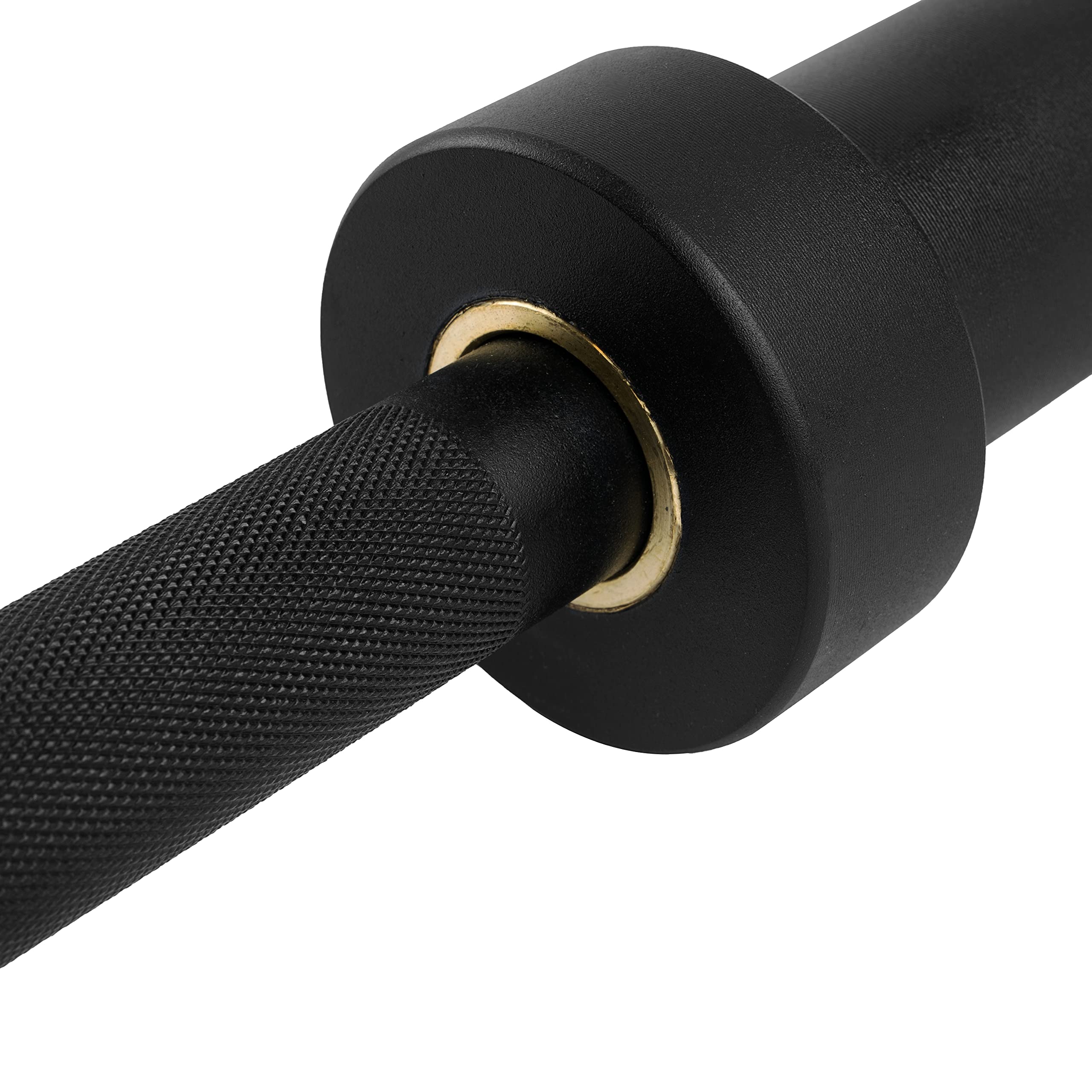 C.P. Sports Olympia Langhanteln, SZ-Stangen, Trizepsbomber | für Scheiben mit 50 mm Bohrung | Stahl massiv, schwarz | inklusive Federfeststeller | für Bodybuilding, Gewichtheben, Kraftsport, Fitness