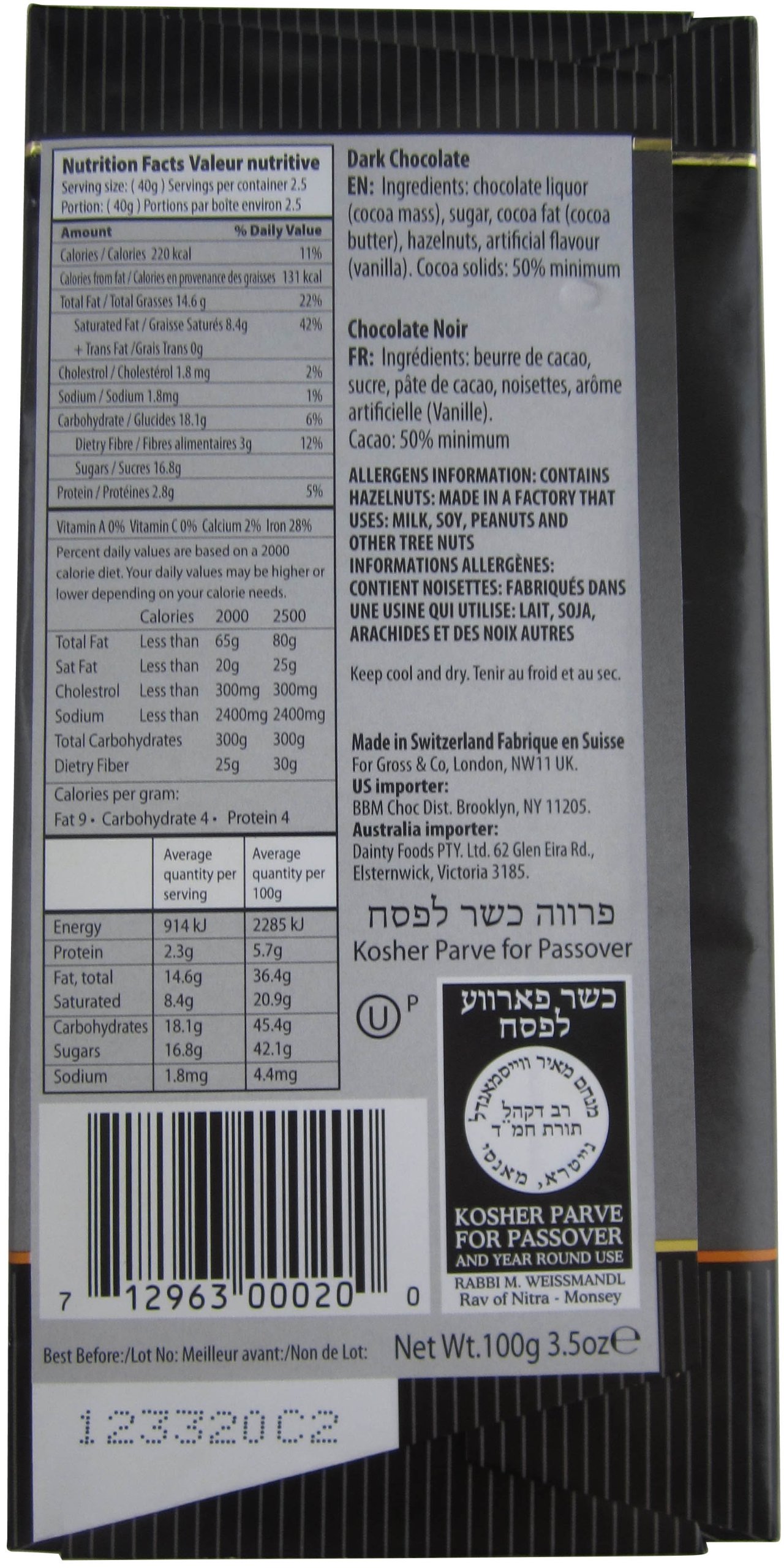 Alprose Dark Chocolate