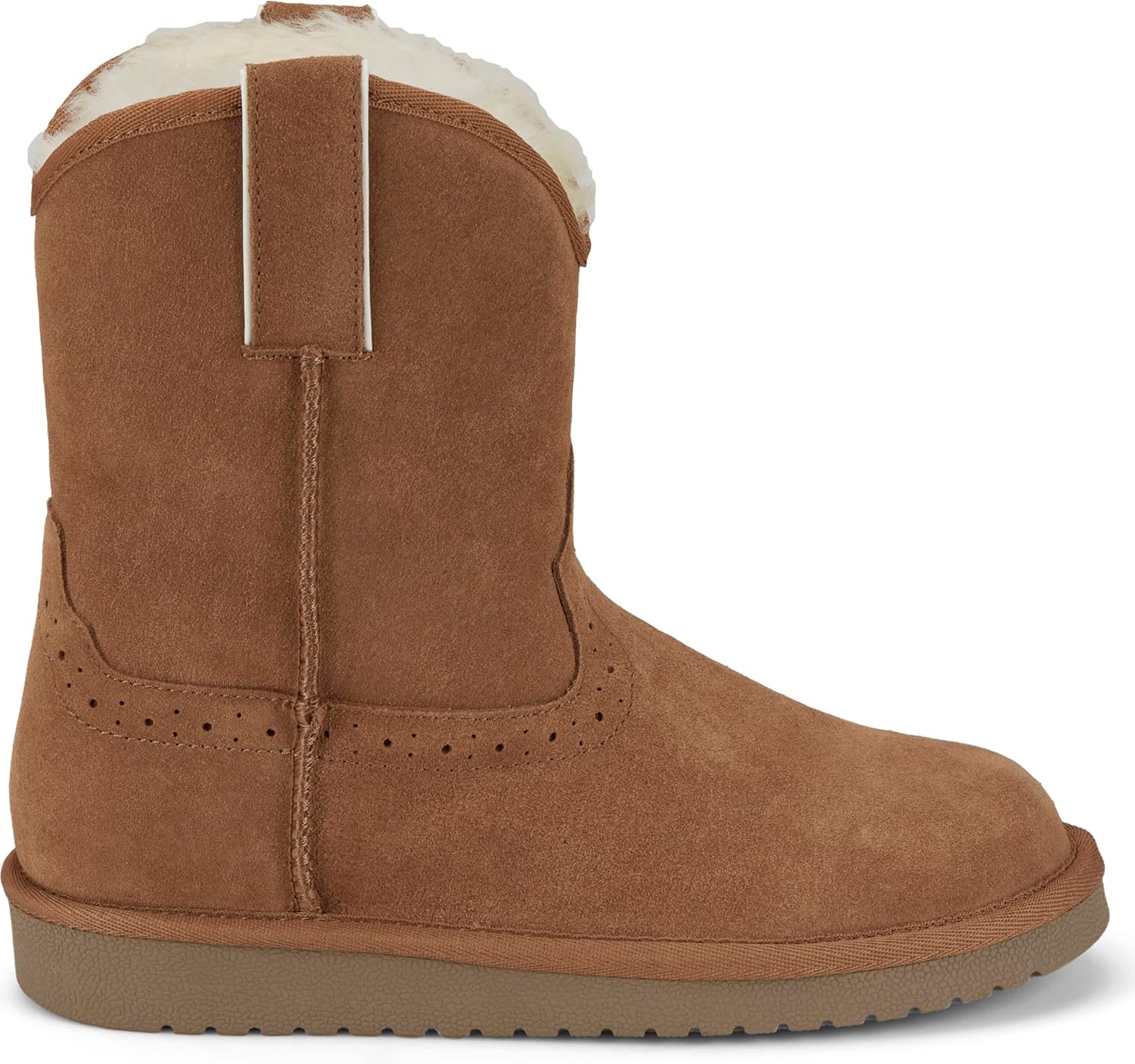 Justin Heidi 8" Suede Shearling Women's Boot, Industrial-and-Construction Boots, Durable, Comfortable, Stylish Footwear