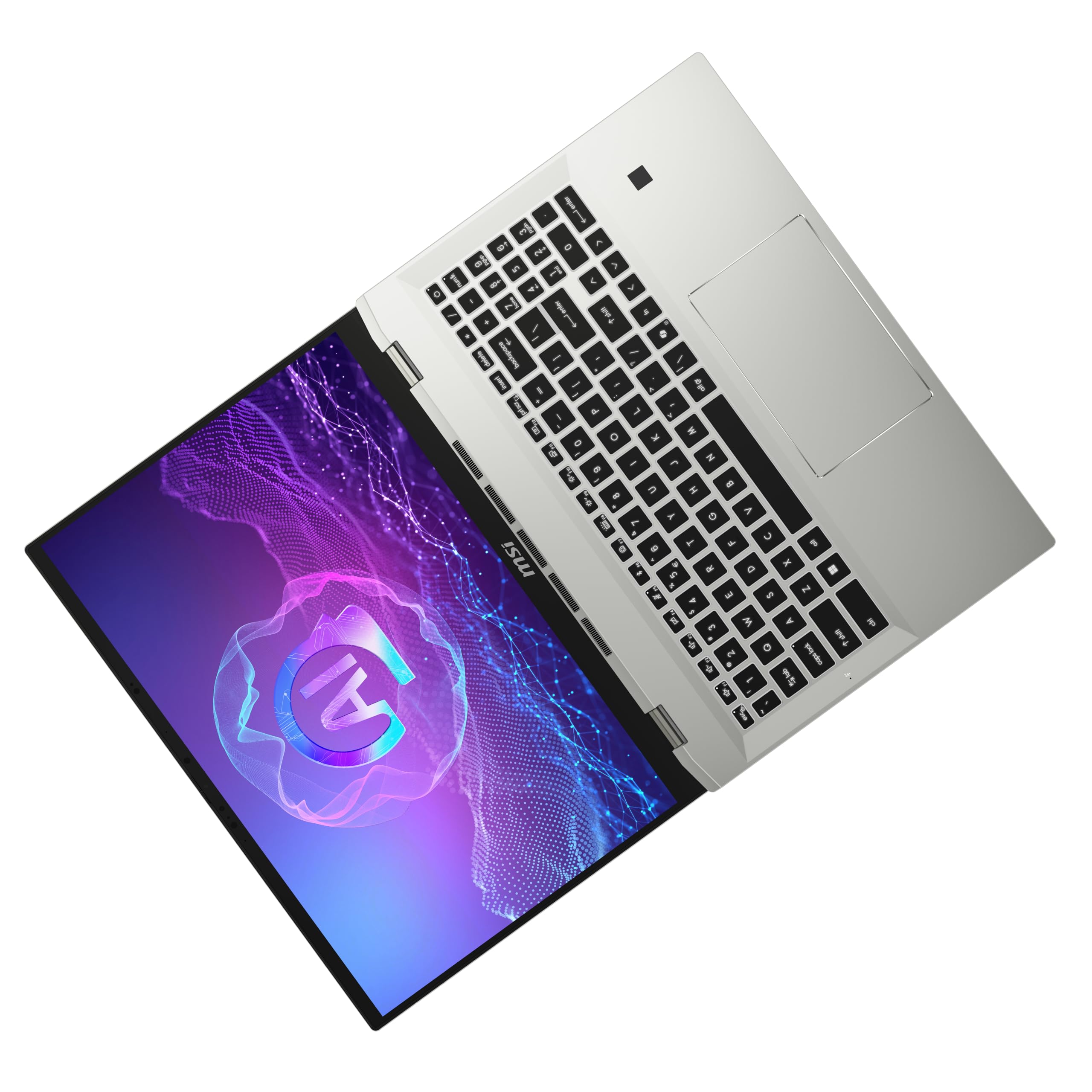 msi Prestige A16 AI+ A3HMG-064IT, Notebook Copilot+ PC, 16" UHD+ OLED 60Hz, AMD Ryzen AI 9 365, AMD Graphics, RAM 32GB LPDDR5x 7500MHz, 1TB SSDPCIe4, WiFi 7, Win 11 Home Layout e Garanzia ITA Argento