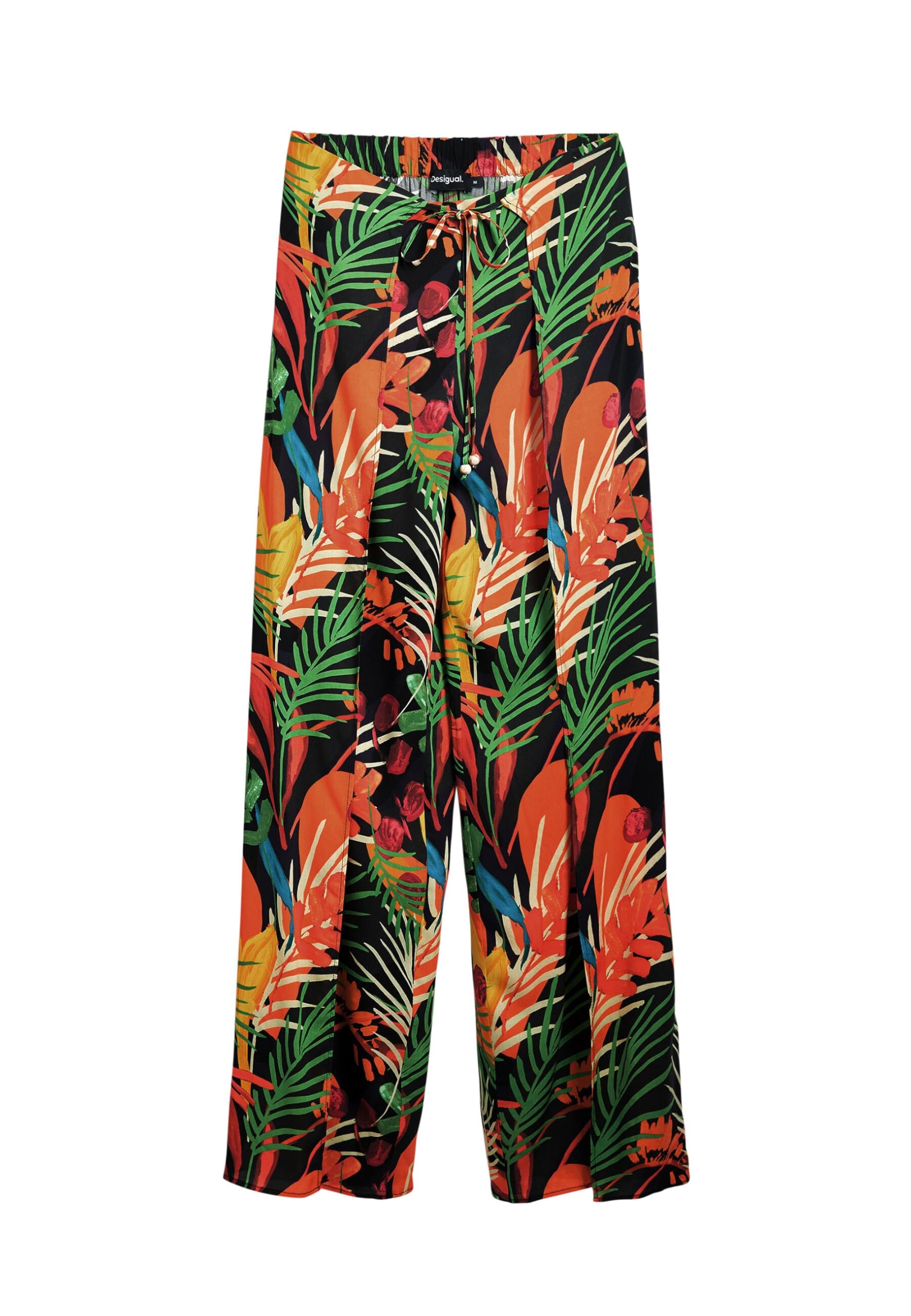 Desigual Bahamas Tropical Beach Pants 25SWMW01 Black