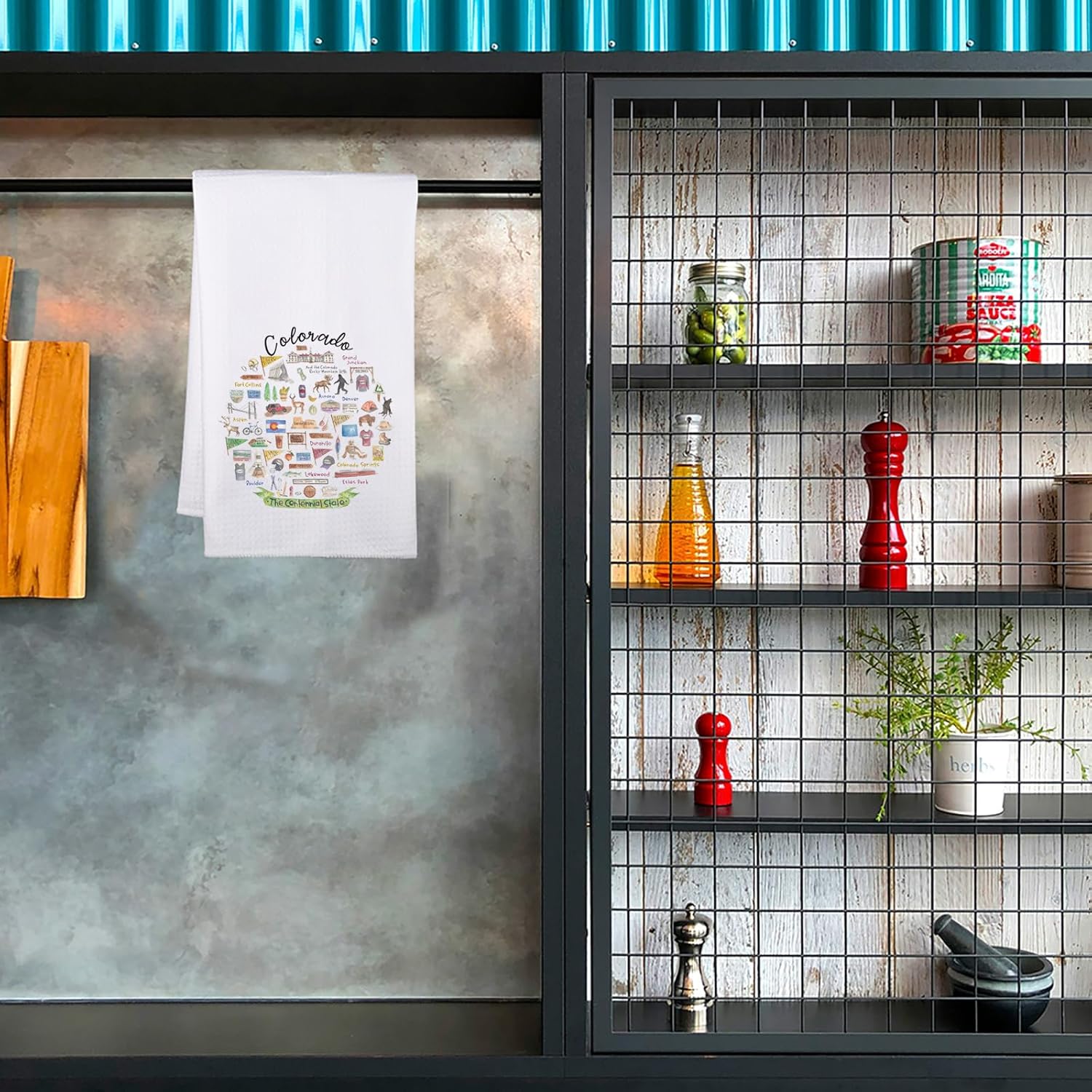 MNIGIU Colorado Travel Gift Colorado Kitchen Towel Colorado Kitchen Decor for Housewarming Colorado Souvenir Gift (Colorado Towel) - Image 4