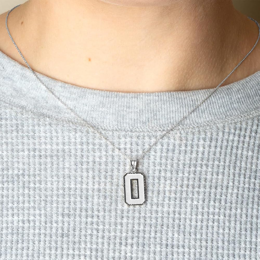 S925 AAA等級 ジルコニア ダイアモンド Number Necklace Silver Diamond Studded Jersey Number Necklace | Double Digit