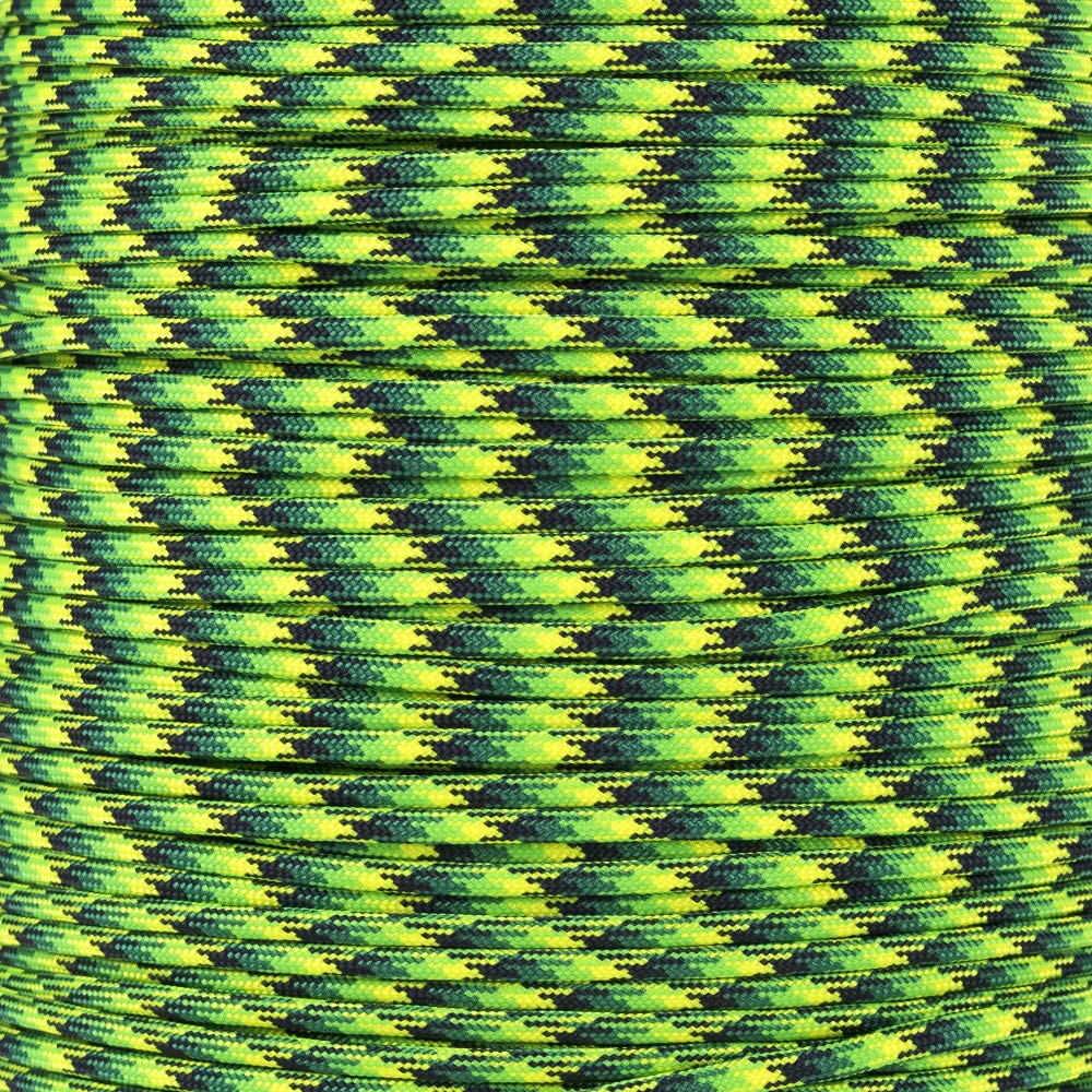 Paracord Planet Paracord realizzato negli Stati Uniti, 250 kg, corda per paracadute, realizzata in America, nucleo a 7 fili di tipo III, 100% nylon, corda tattica di sopravvivenza, forte, durevole,