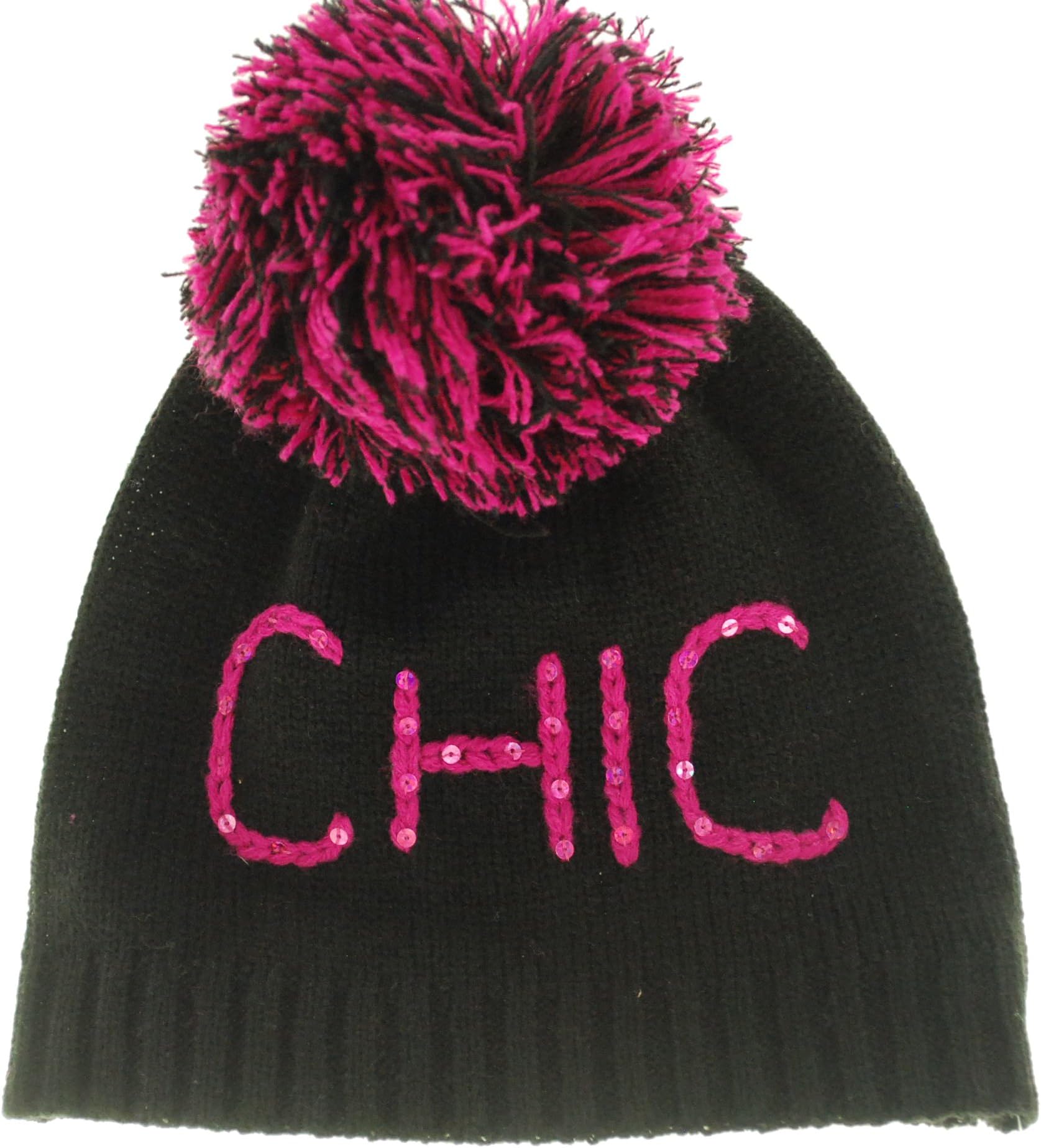 Made of Me Chic Geek Stocking Cap Black