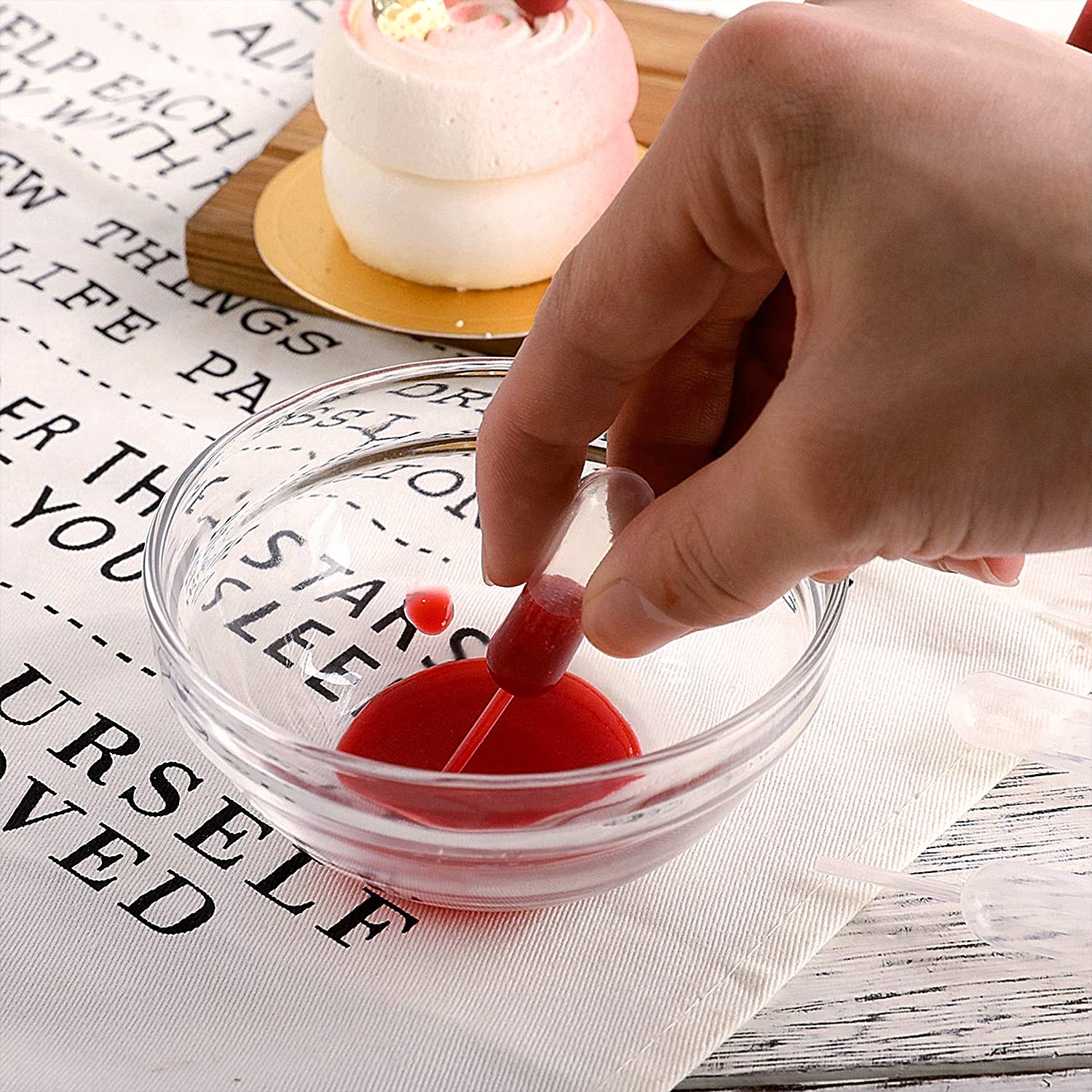 100Pcs 4ml Disposable Plastic Transfer Pipettes,Calibrated Dropper F - View #3