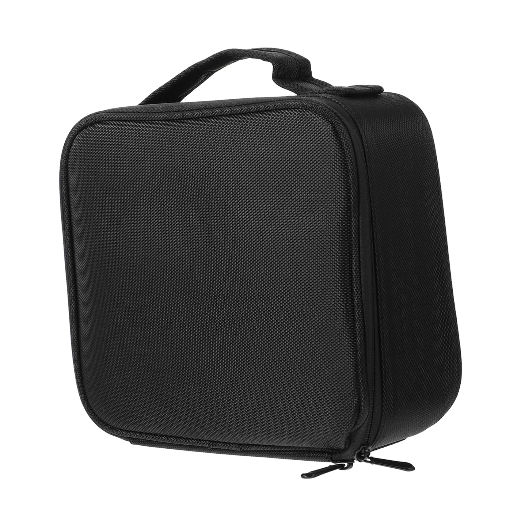 FRCOLOR Neceser de Viaje Negro Multiusos 1 Capa Portátil para Mujer y Hombre Bolsa de Almacenamiento de Cosméticos Práctica para Viaje Asa