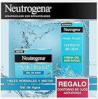 Neutrogena, Hydro Boost Hidratante Facial Pack de Gel de Agua 50ml y Contorno de ojos 15ml, Pieles Normales a Mixtas,...