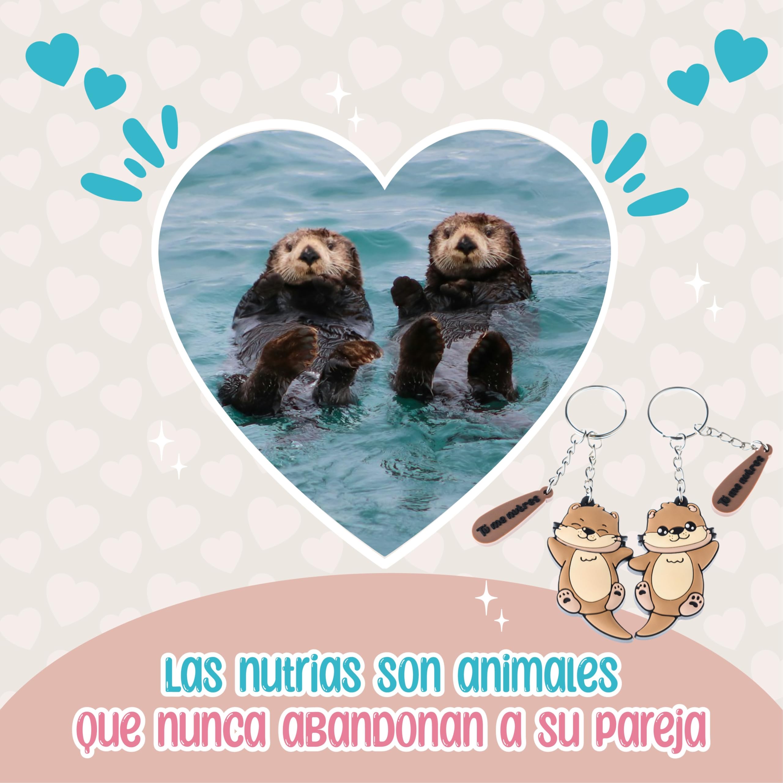 Galilea Llaveros Originales para Parejas - Regalo de Amistad