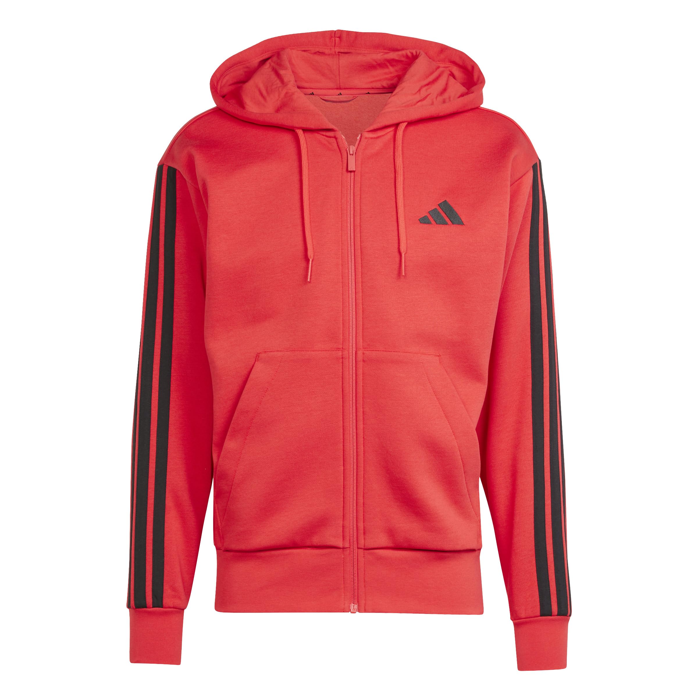 Adidas Men's Rouge Sweat Jacket Essentials 3-Stripes Extra Small