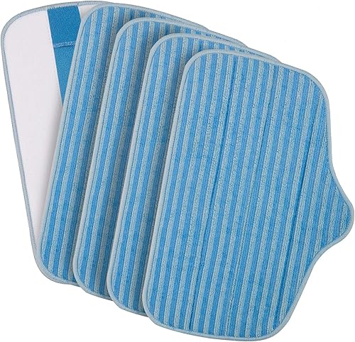 Paquete de 5 almohadillas de microfibra para trapeador compatibles con el limpiador de vapor Dupray Neat McCulloch MC1275 y Steamfast SF-275SF-370