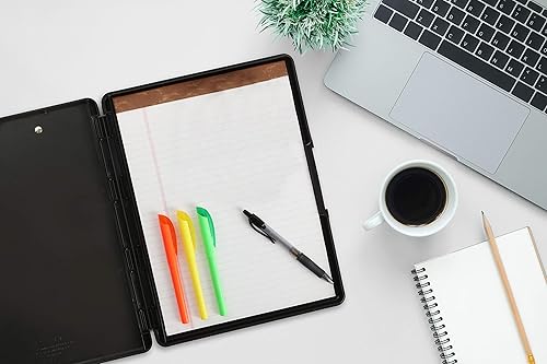 Miniatura 6 de Dexas Slimcase 2 3515-91WP - Portapapeles de almacenamiento con apertura lateral y calculadora, color negro