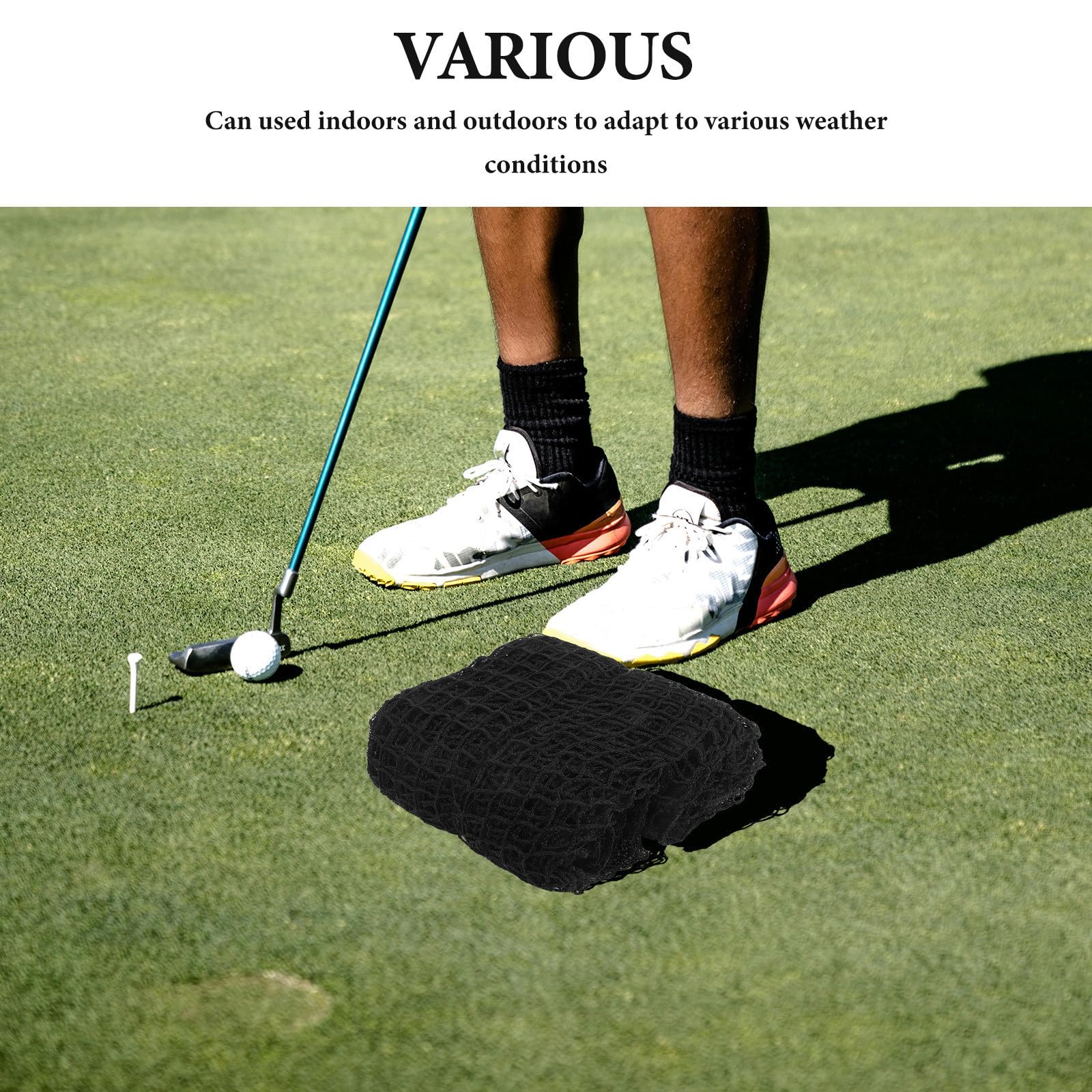 Red Negra y de Práctica de Golf Interiores Exteriores
