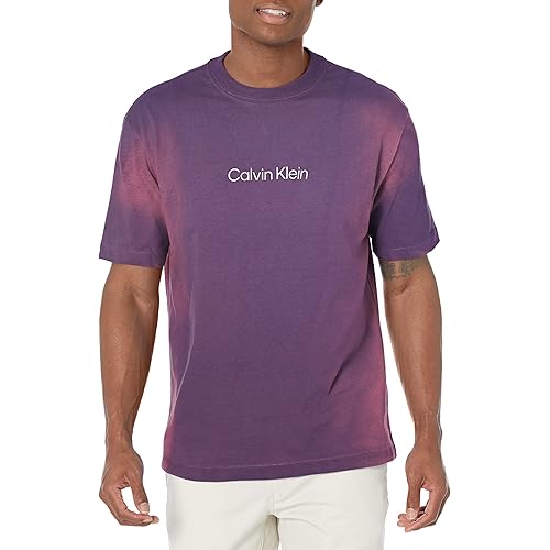 Calvin Klein Men's Relaxed Fit CK Logo Crewneck T-Shirt