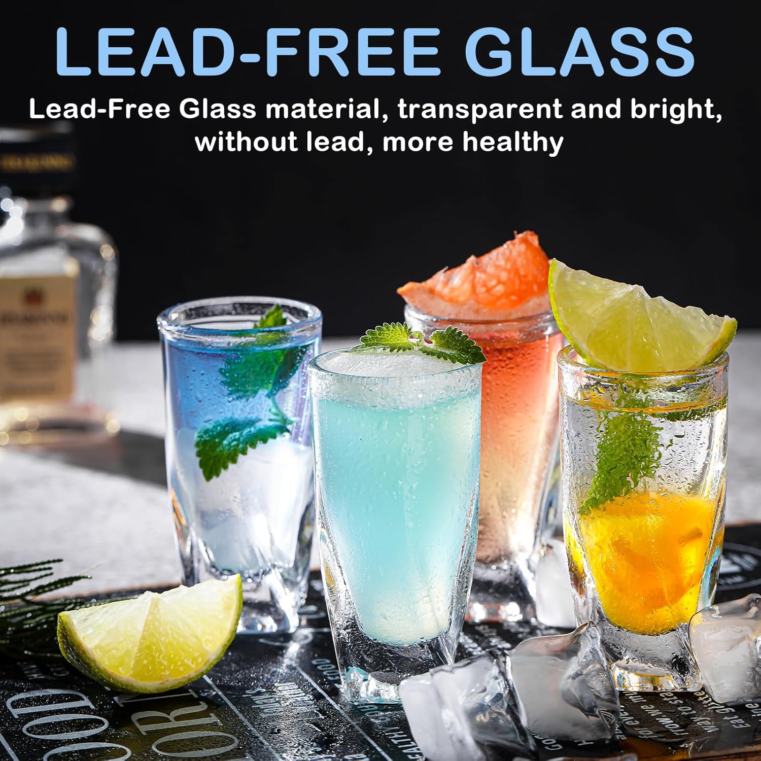 28Pack Shot Glass Bulk Set with Heavy Base, 1.3 Oz Whiskey Shot Glasses, Spirits cups, Tequila Glass Set, Small Shot Cups, Mini Drinking Cups for Vodka, Whiskey, Tequila, Espresso, Liquo - Image 4