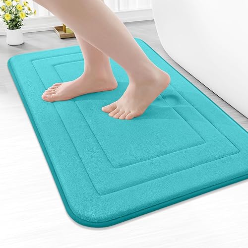 Miniatura 83 de Arotive Tapete de baño de espuma viscoelástica de 30 x 20 pulgadas, ultra suave y absorbente, lavable a máquina, cómodo tapete de baño para suelo