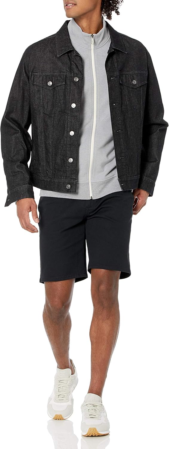 Amazon Essentials Men's Lightweight French Terry Full-Zip Mock Neck Sweatshirt - Image 4