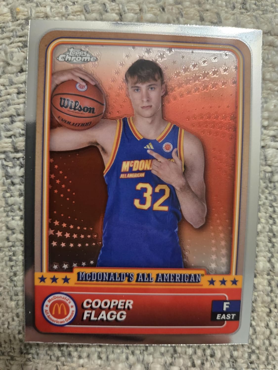 2025 COOPER FLAGG Mc'Donalds All American Cooper Flagg 78 BASKETBALL rookie card RC