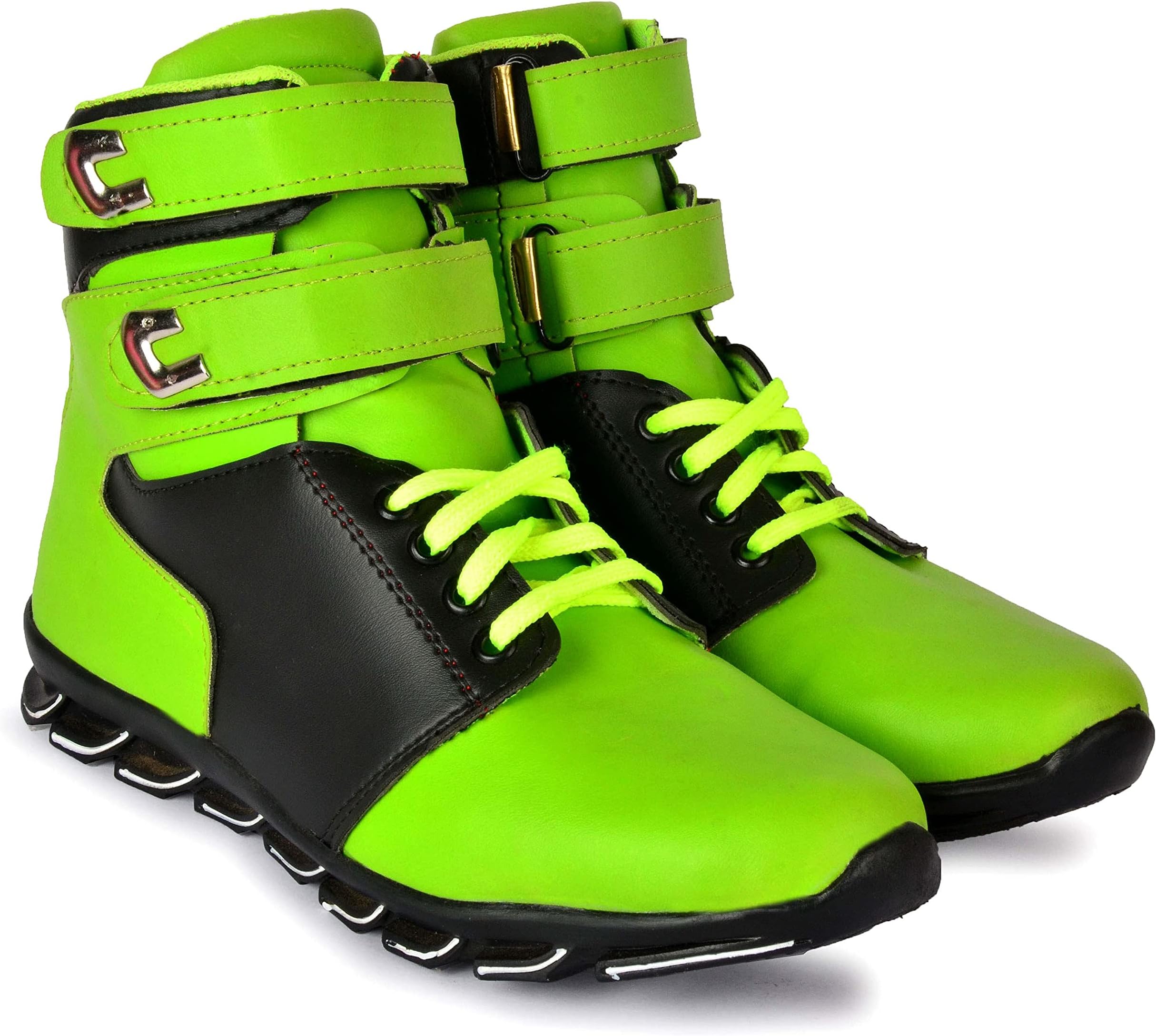 Street Style High Top Fashion Sneakers & Dancing Shoes/Casual Shoes for and Boys' | Ankle Casual Shoes for Men Latest | Motorcycle Riding Boots |Bike Riding Biker Boots.