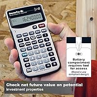 Vista 2 de Calculated Industries 3415 Qualifier Plus IIIx Advanced Real Estate Mortgage Finance Calculator Simple Operation Buyer Pre-Qualifying Solves