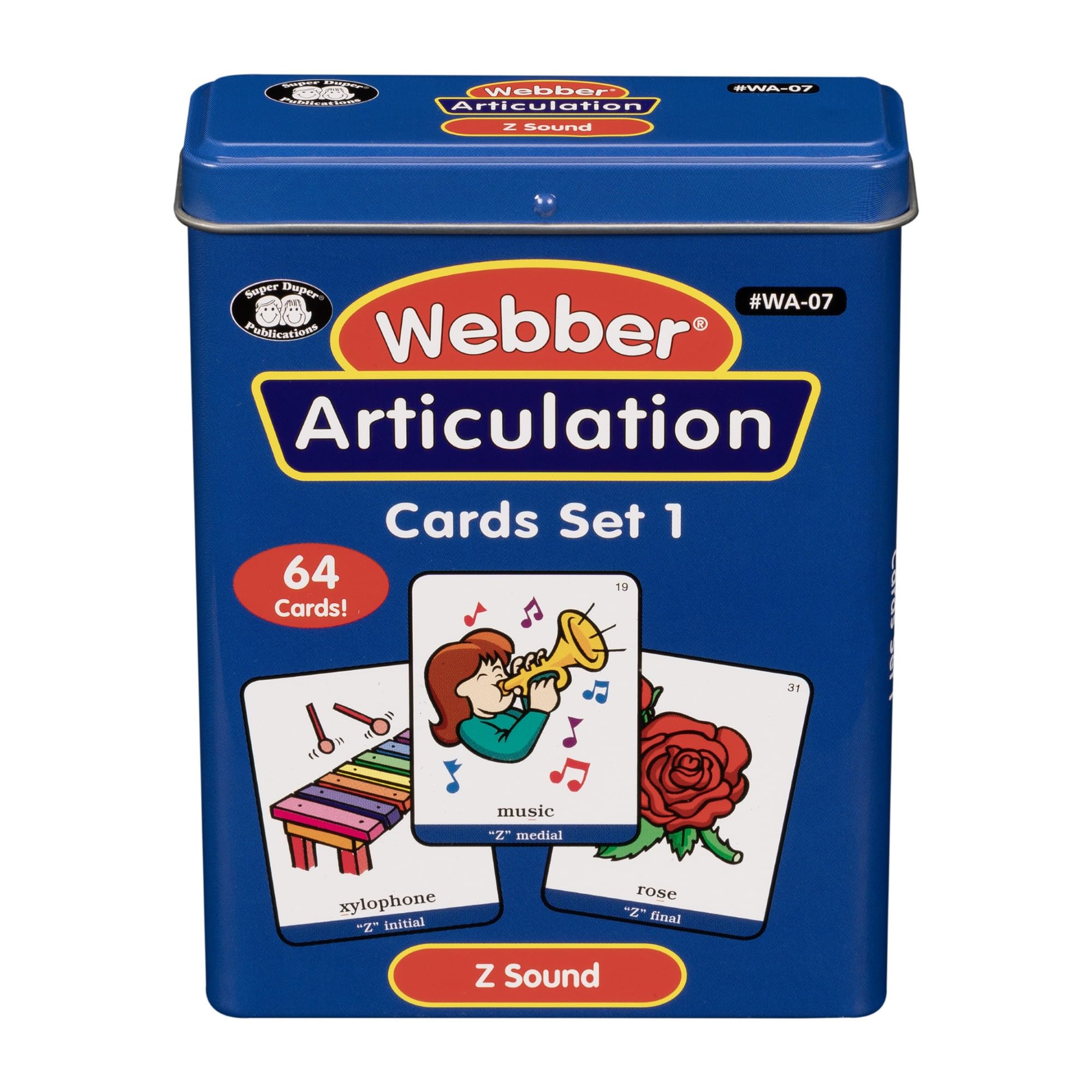 Super Duper Publications | Articulation Z Sound Fun Deck | Vocabulary and Language Development Flash Cards | Educational Learning Materials for Children