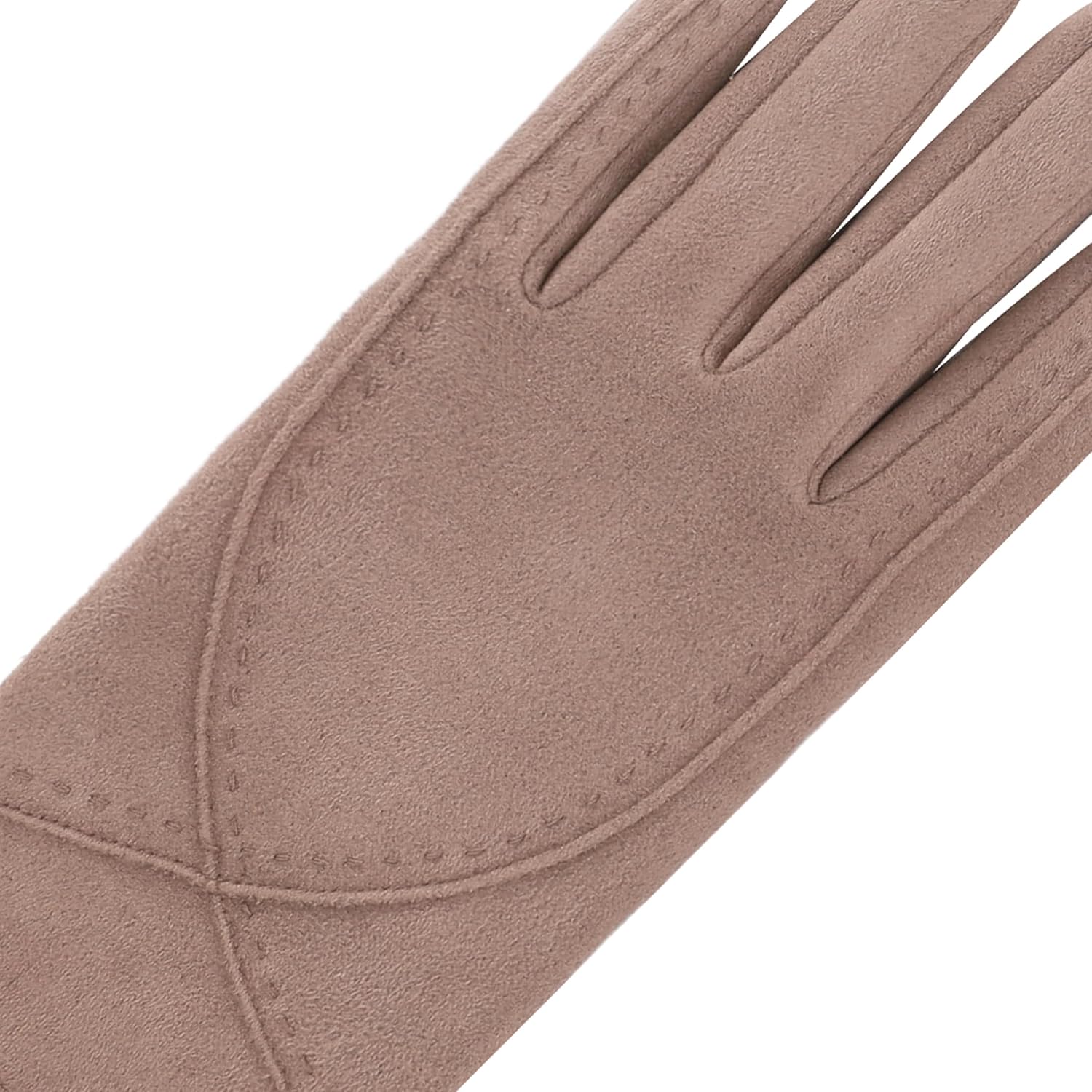isotoner womens Water Repellent Touchscreen Microsuede Shortie Gloves - Image 3
