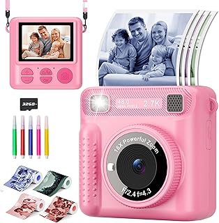 Instant Print Camera for Kids