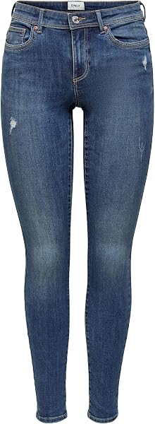 ONLY Skinny Jeans ONLWAUW: Mittlere Taille Skinny Fit – Eine modische Wahl?
