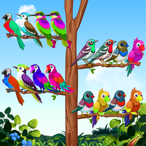 jogos de quebra-cabeça de classificação de cores de pássaros - jogos de ...