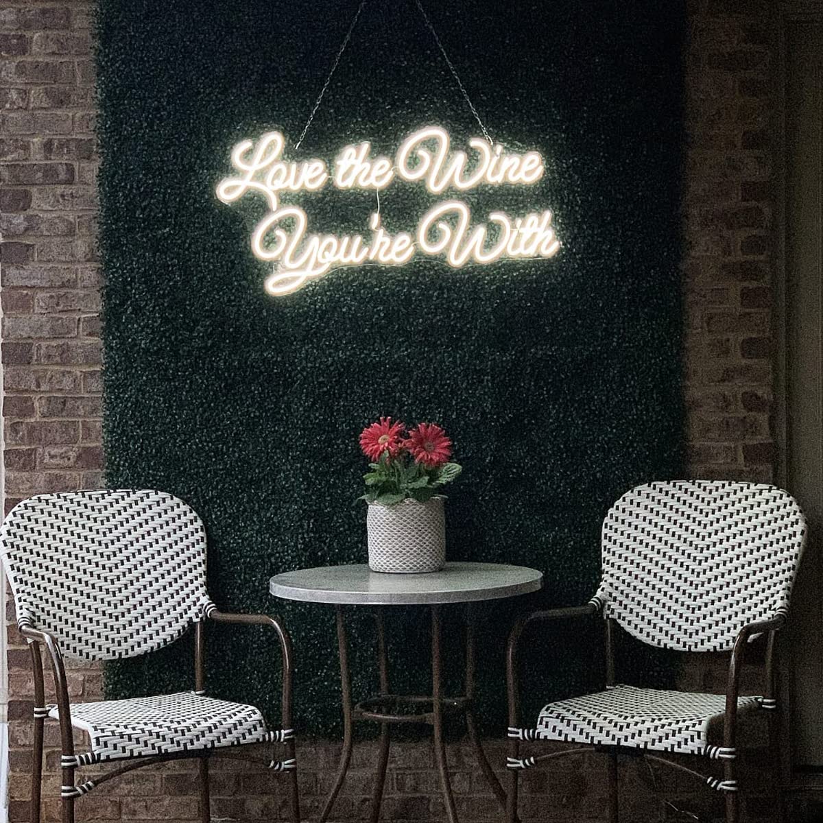 Letreros de neón personalizados, LED señales luminosas para decoración de pared, dormitorio, boda, regalo de cumpleaños, fiesta, bar (Texto de 1 línea, 71cm)