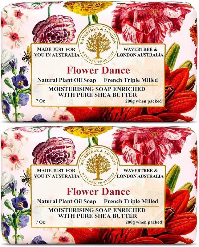 Sabonete em Barra Wavertree & London Flower Dance, Triplo Moído, 198 g