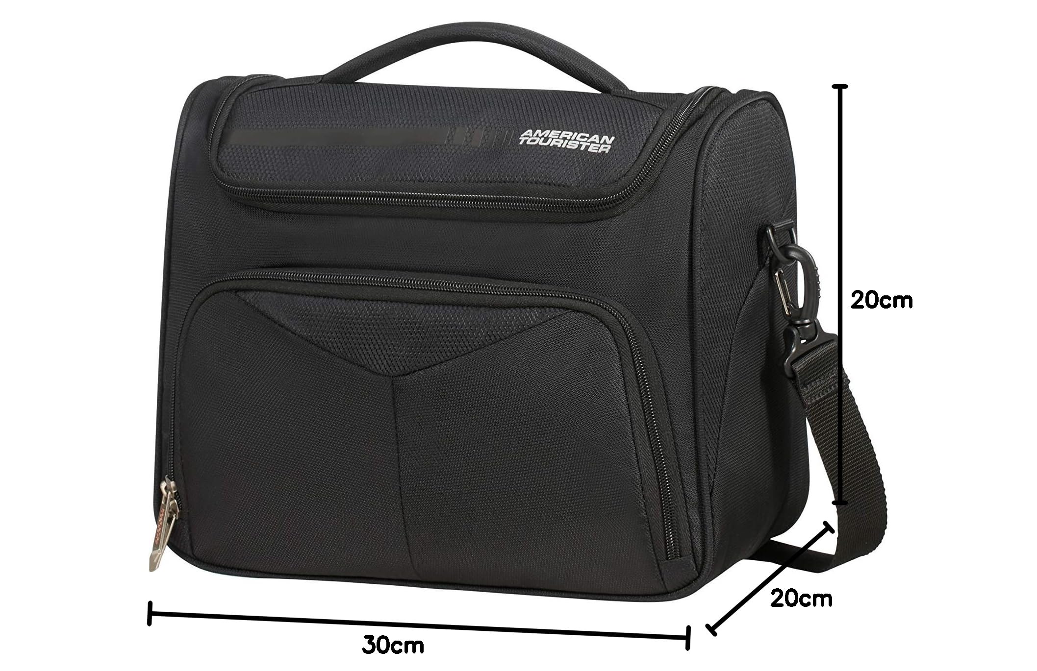 American Tourister Summerfunk - Trousse à cosmétiques, 32 cm, 16,5 L, noire