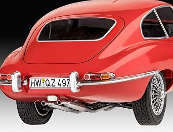 German Rebel 07668 1/24 Jaguar E-Type Coupe Plastic Model