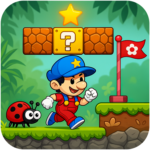 Super Mano: Jump and Run Abenteuer Laufen Spiele
