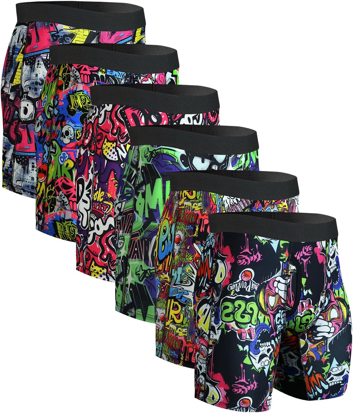 Mens Athletic Underwear Mens Boxer Briefs Long Leg Trunks Underwear