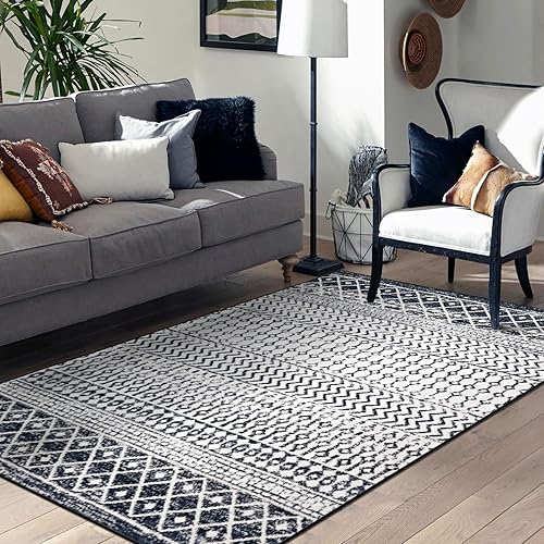 Miniatura 92 de Alfombra de entrada bohemia vintage de 2 x 3 pulgadas, alfombra de entrada pequeña, antideslizante, lavable, tapete para puerta de interior, tapete