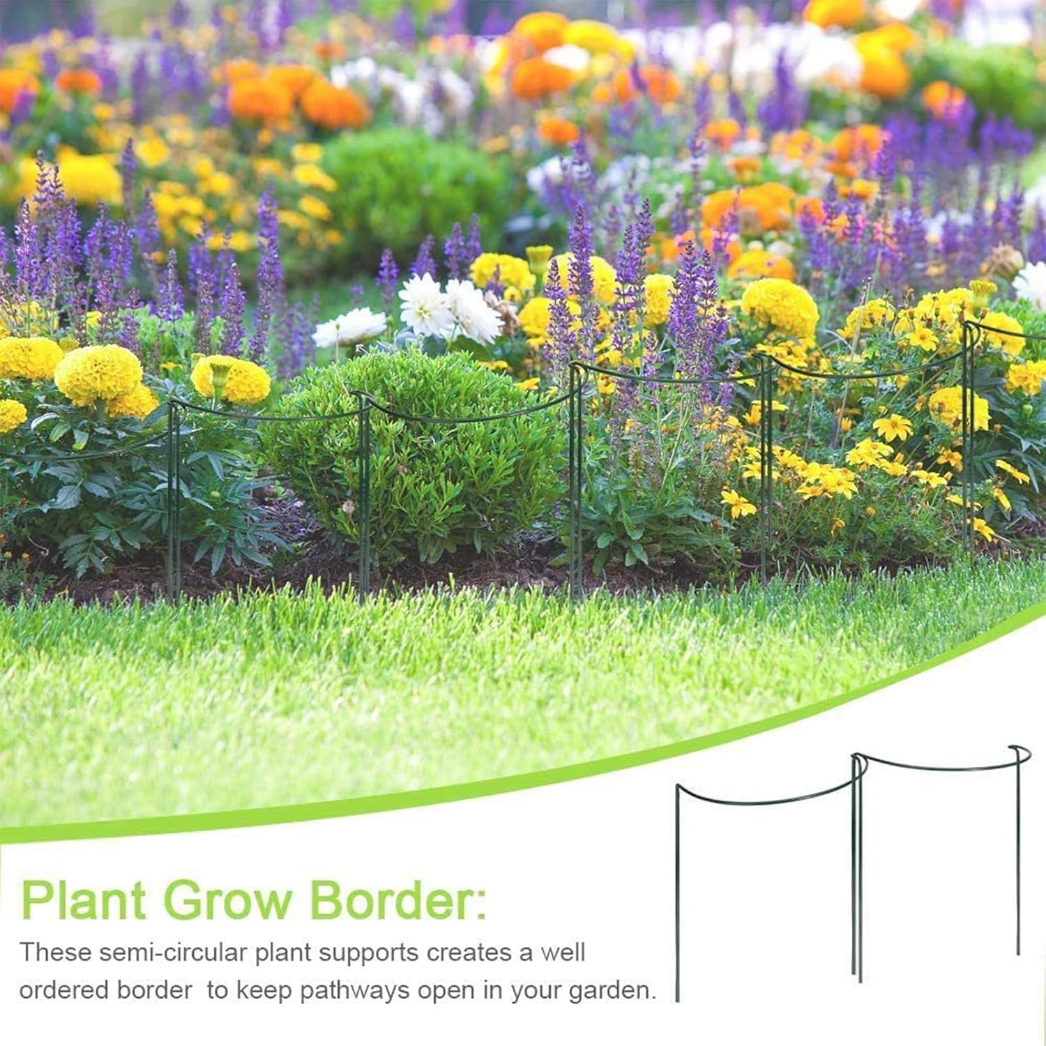 4PCS Plant Pile Frame Uprights Brackets for Maintaining Uprights Growing in Various Flower Brackets