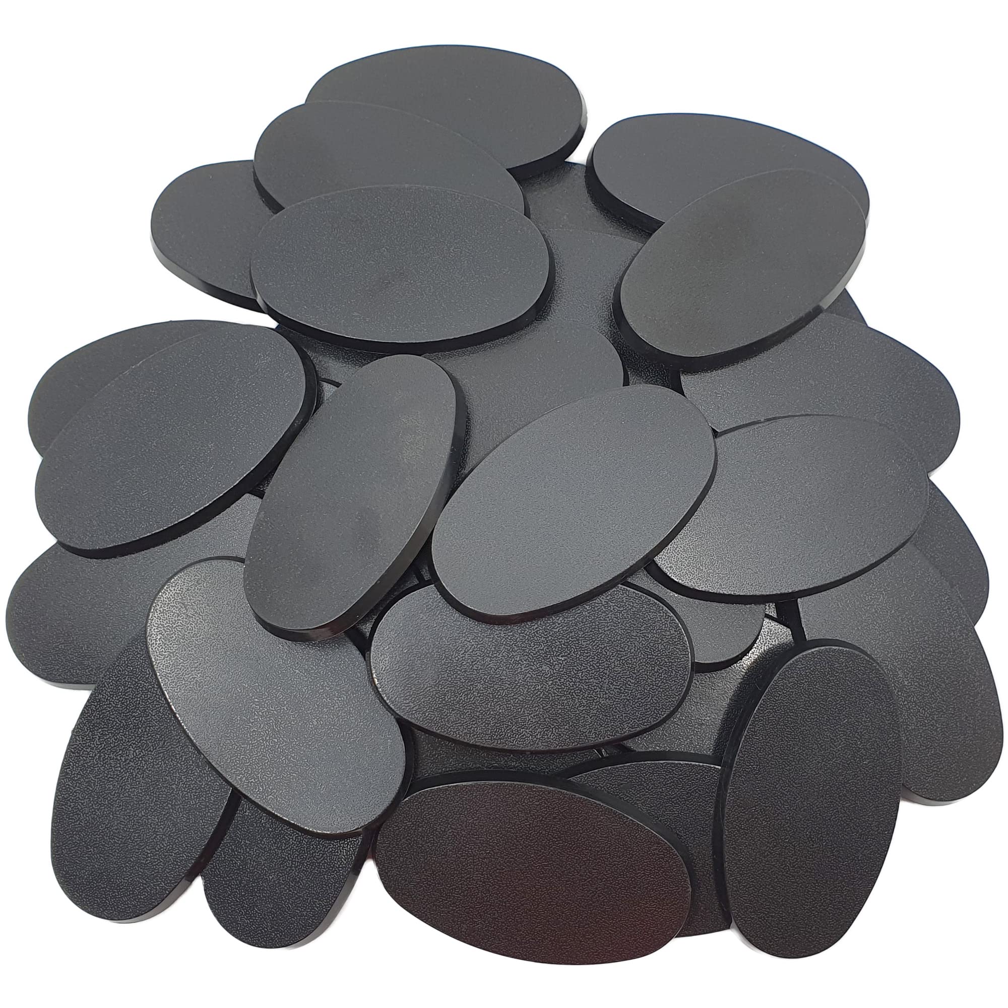 HOBBY HEAVEN By Hobbyists. For Hobbyists. 75 x 42mm Oval Wargaming Bases (3pcs)